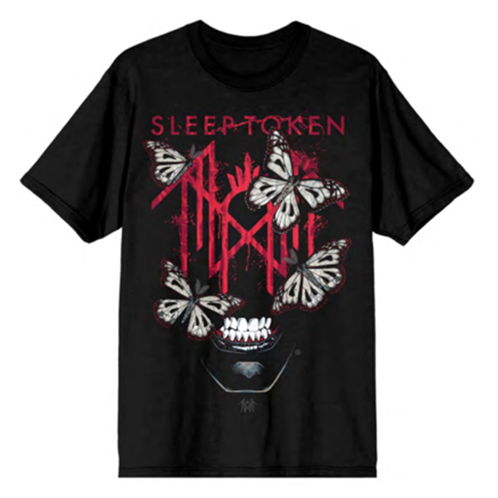 Sleep Token - Rhys Logo Face Mens Tshirt - Black
